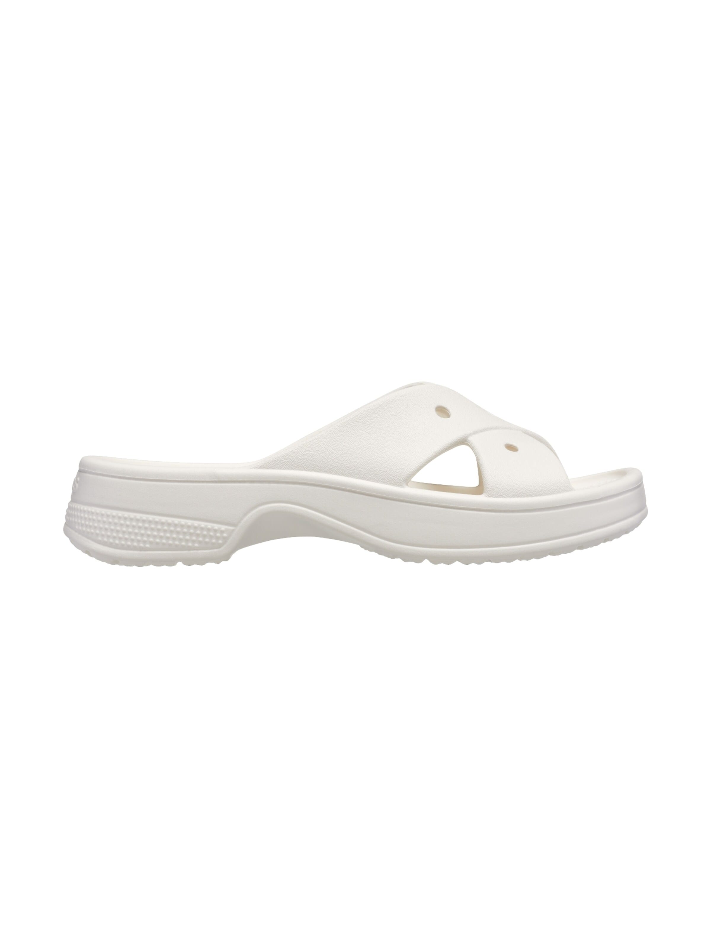 Crocs - Sandalias 'Cross-Strap-Sandalen zum Hineinschlüpfen' en blanco
