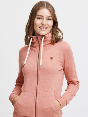 Oxmo Sweat jacket 'Vicky' in Pink: front