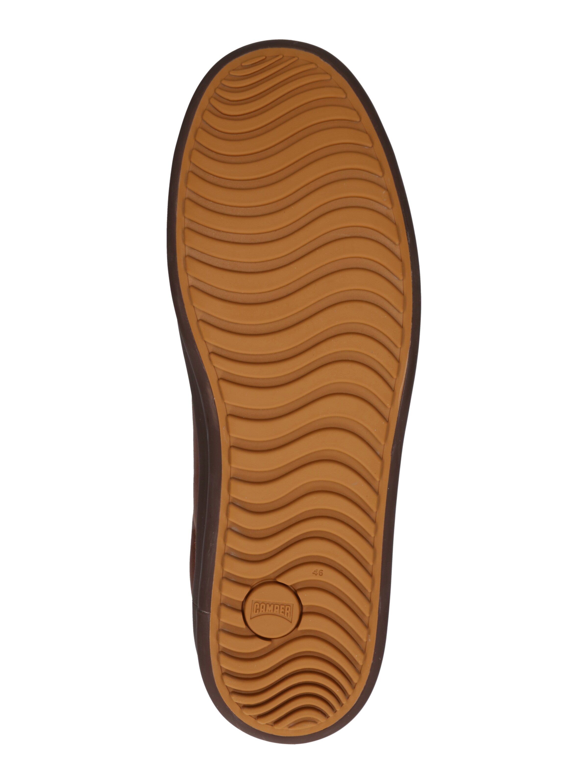 CAMPER Buty sportowe sznurowane 'Chasis' w kolorze brązowy