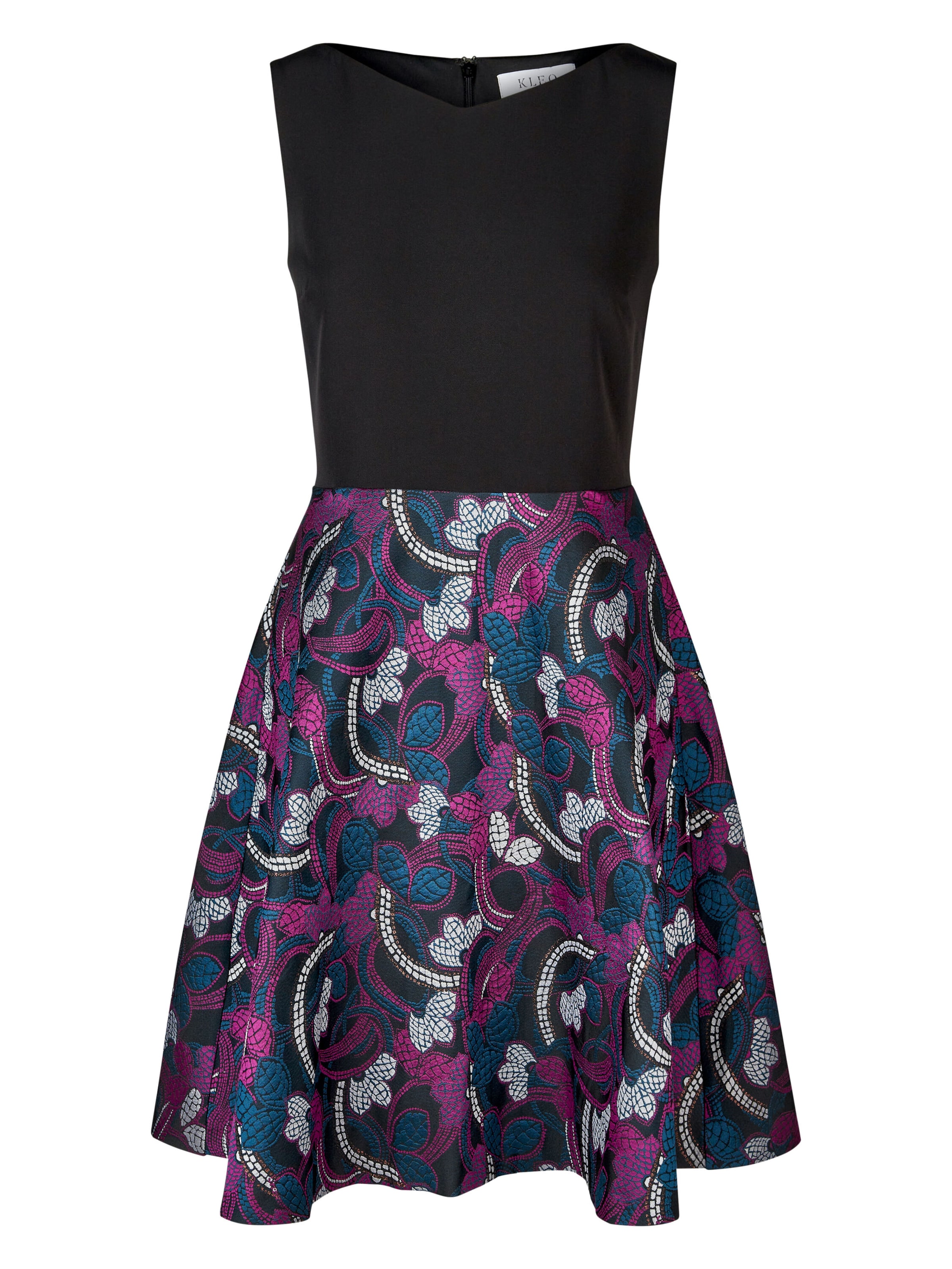 KLEO Kleid in Schwarz: Vorderseite