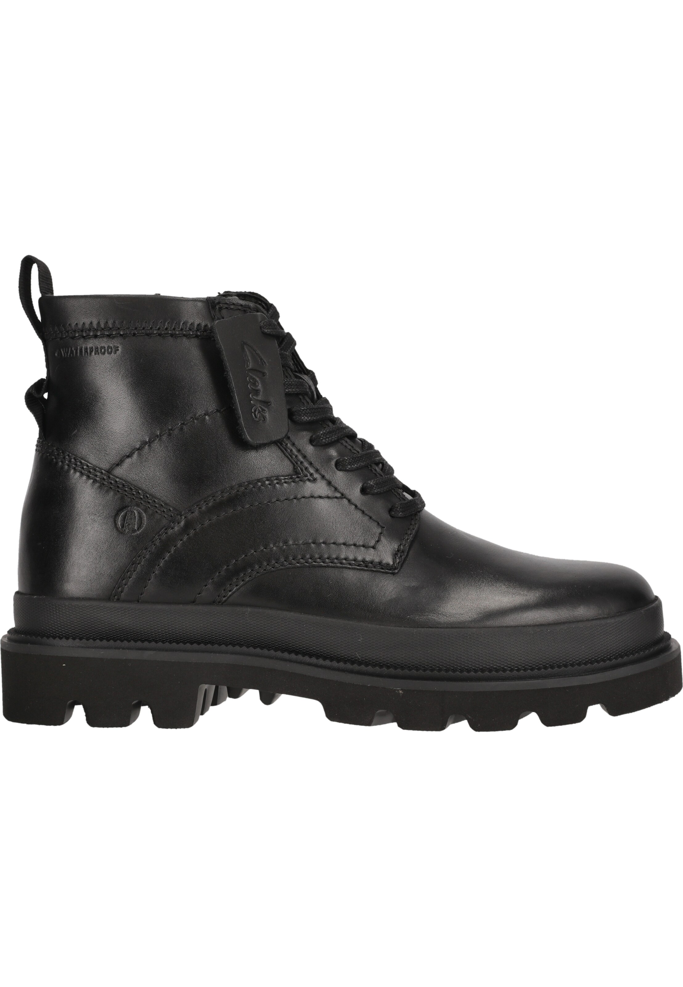 CLARKS Lace-up boot 'Badell' in Black
