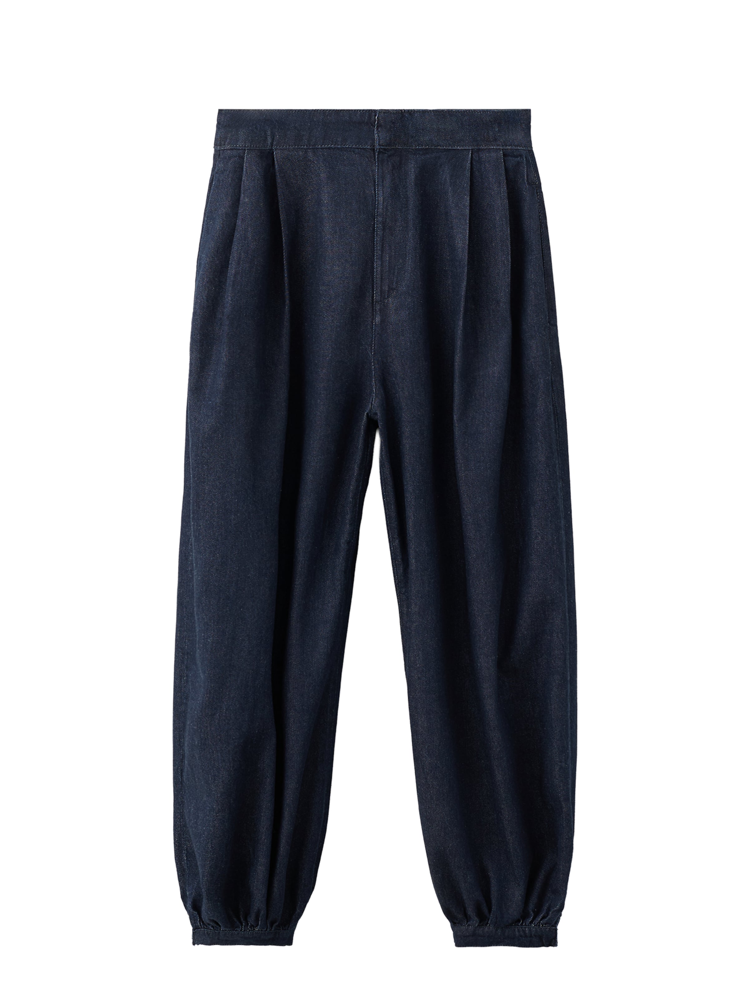 MANGO Zwężany krój Cygaretki 'Souffle' w kolorze niebieski: przód