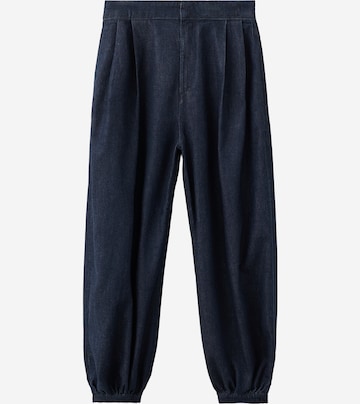 MANGO Tapered Laskosfarkut 'Souffle' värissä sininen: etupuoli