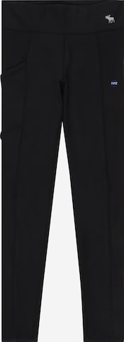 Abercrombie & Fitch Leggings in Black: front