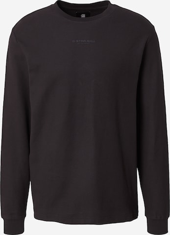 G-STAR Shirt 'Tweeter' in Zwart: voorkant