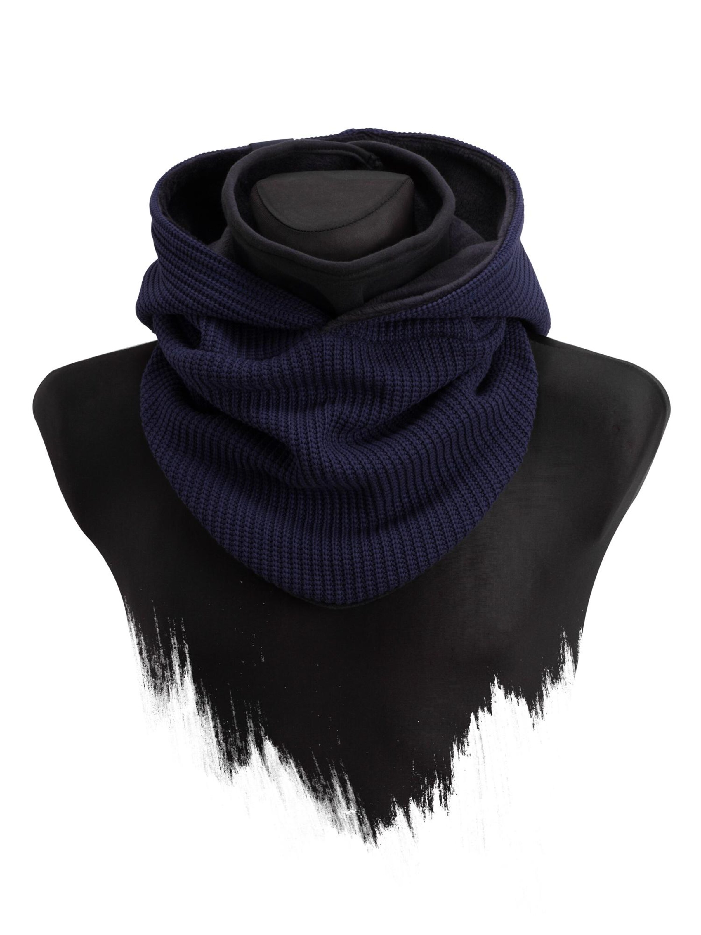 Manufaktur13 Scarf 'Hooded Loop' in Blue