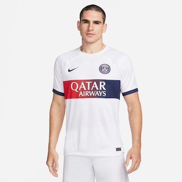 NIKE Trikot 'Paris Saint-Germain 23-24 Auswärts' in Weiß: predná strana