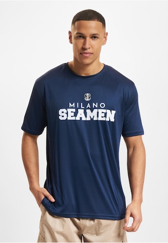 T-Shirt 'DefShop x European League Of Football Milano Seamen 5' DEF en bleu