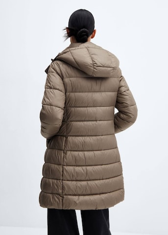 MANGO Winterjacke 'BEGO' in Braun