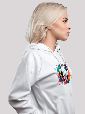 Sweat-shirt 'Bunte Fußball' F4NT4STIC en blanc