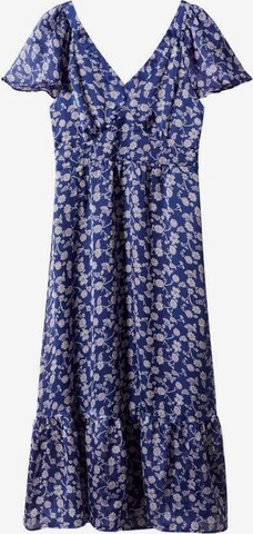 MANGO Letní šaty 'Flori' – modrá: přední strana