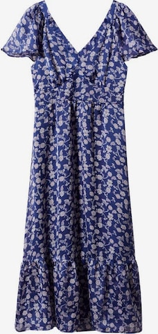 MANGO Summer Dress 'Flori' in Blue: front