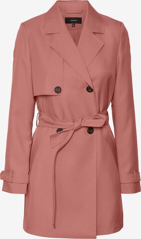 Vero Moda Between Seasons Coat Celeste, Vero Moda Pink Trench Coat