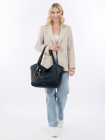 Tamaris Shopper 'Carissa' in Blauw: voorkant