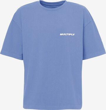 Multiply Apparel Tričko – modrá: přední strana