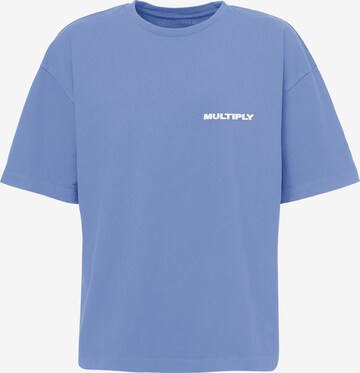 Multiply Apparel Тениска в синьо: отпред