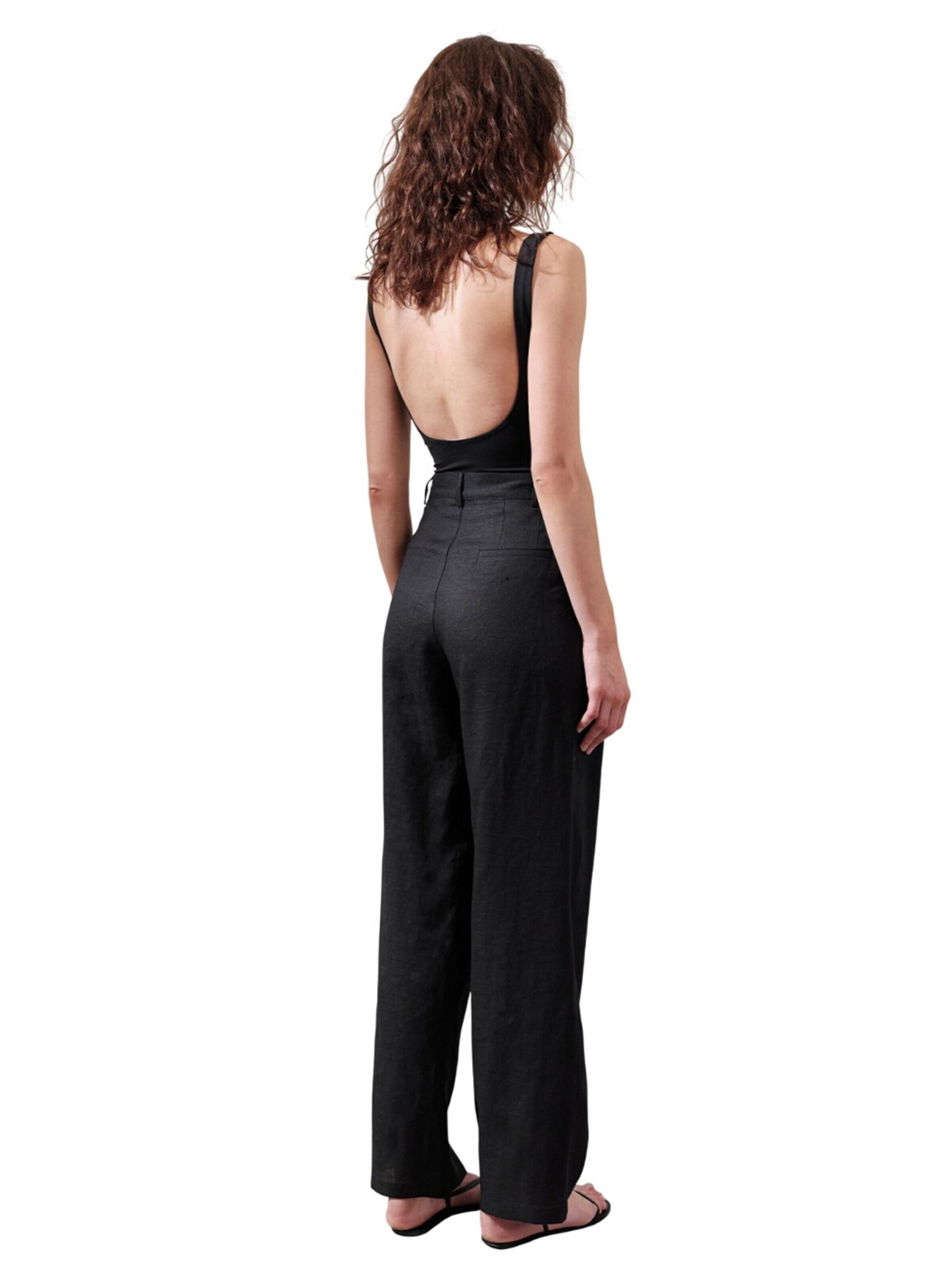 MANUKA Regular Broek in Zwart