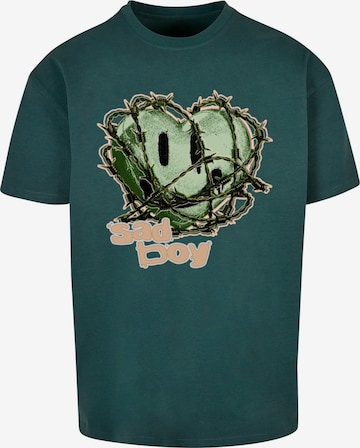 MT Upscale - Camiseta 'Sad Boy' en verde: frente