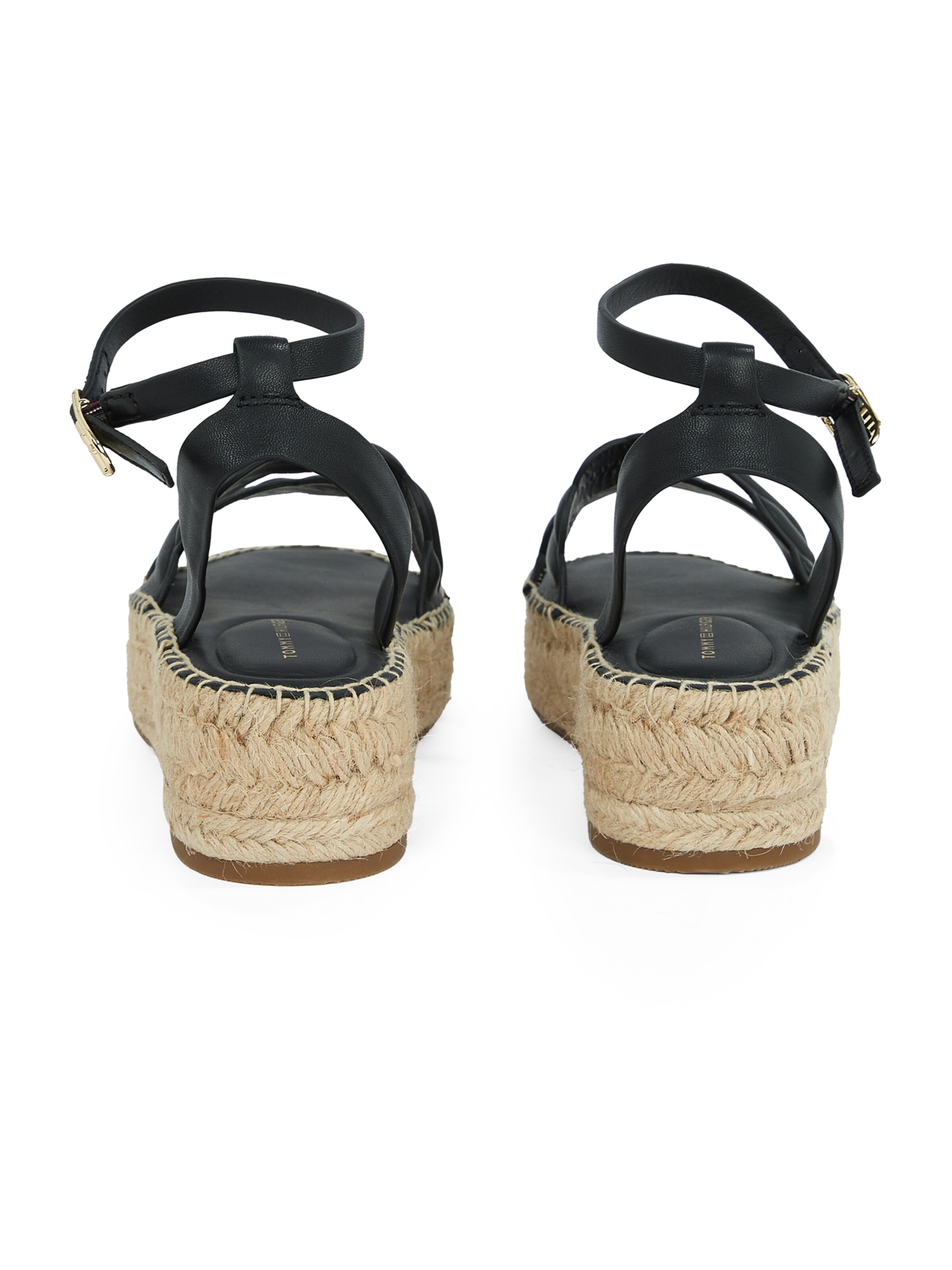 Sandales à lanières 'Rope' TOMMY HILFIGER en noir