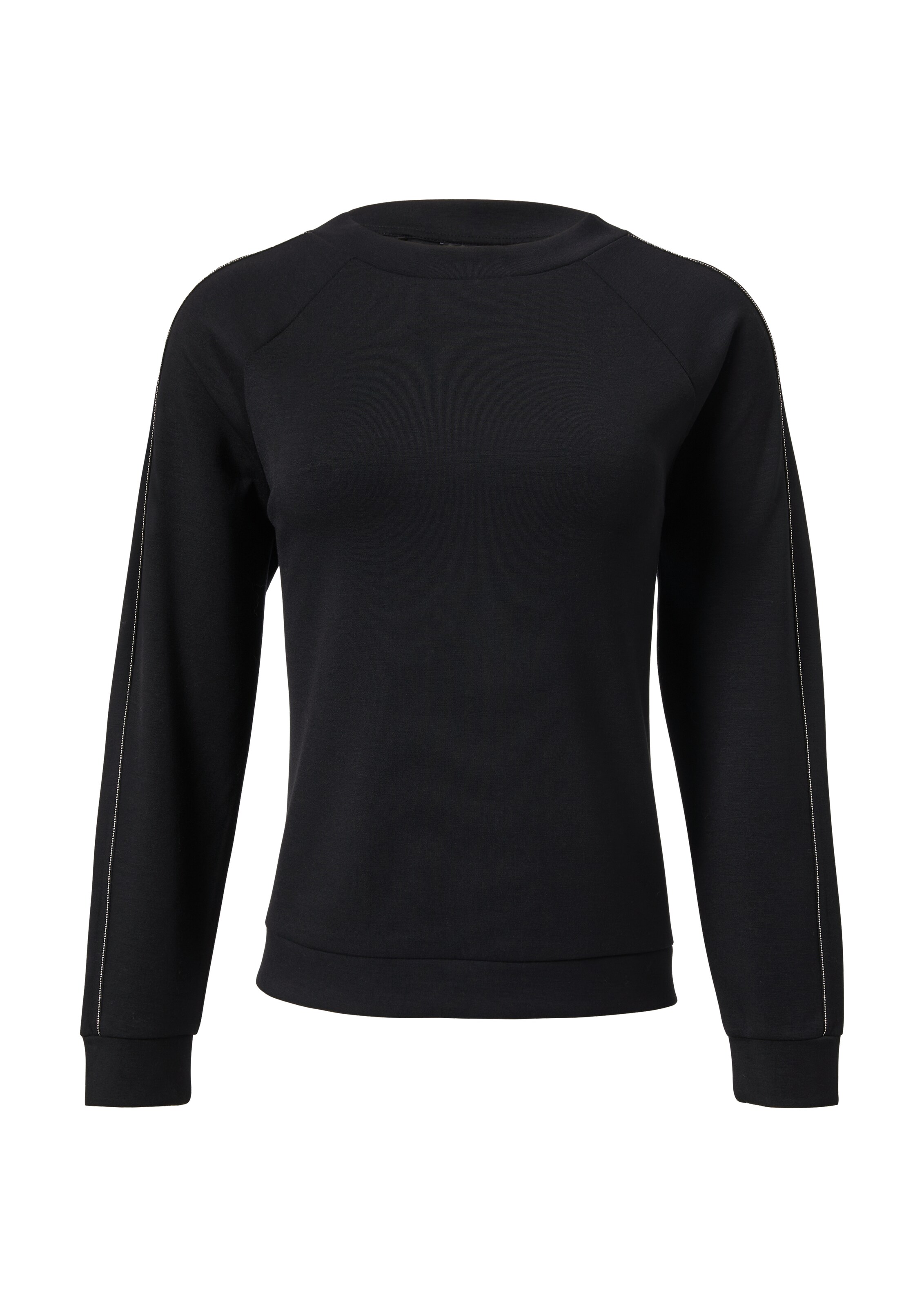 COMMA Μπλούζα φούτερ σε μαύρο: μπροστά