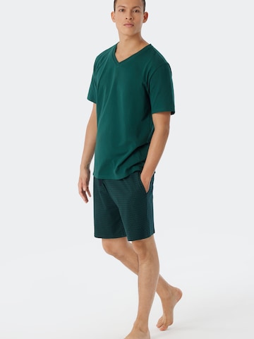 Maillot de corps 'Mix & Relax' SCHIESSER en vert : devant