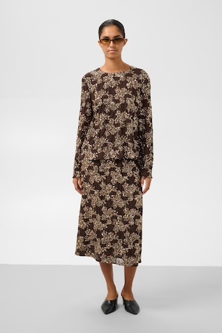 SOAKED IN LUXURY - Falda 'Aydea' en marrón