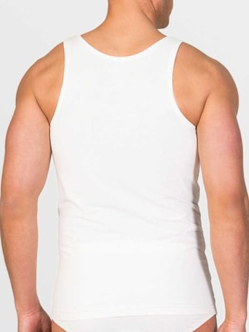 zd ZERO DEFECTS - Camiseta térmica 'Tank Top Soya Yarn' en blanco