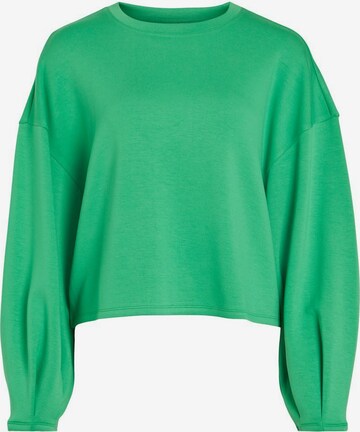 VILA Sweatshirt in Green: front