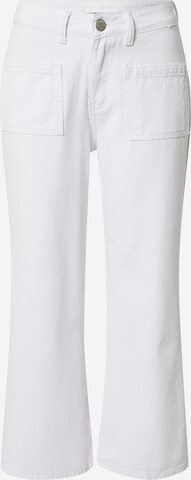 GLAMOROUSWide Leg/ Široke nogavice Traperice - bijela boja: prednji dio