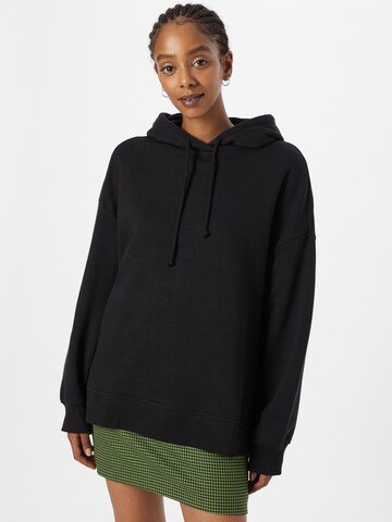 Monki Sweatshirt in Black: front