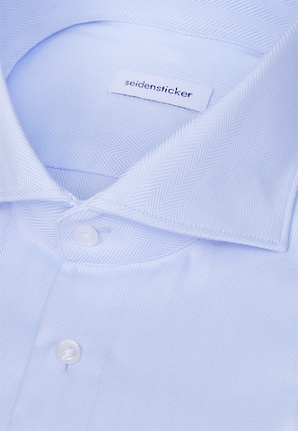 Coupe regular Chemise business SEIDENSTICKER en bleu