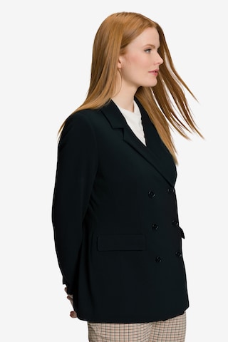 Blazer Ulla Popken en noir : devant