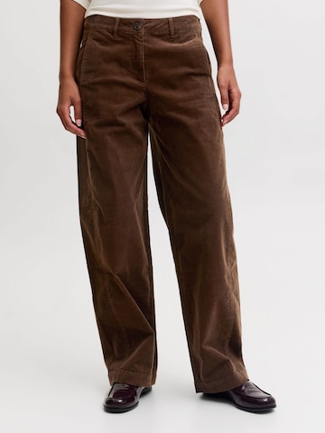 Wide Leg Pantalon 'JXHazel' JJXX en marron : devant
