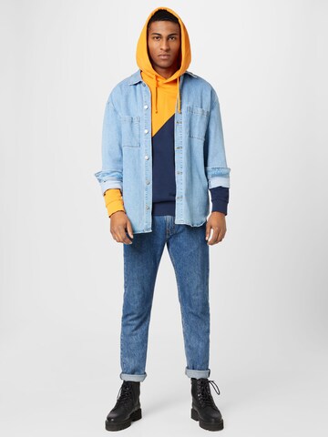 Tommy Jeans Mikina – modrá