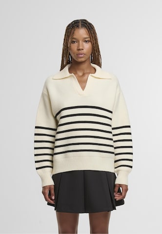 Urban Classics Trui in Beige: voorkant