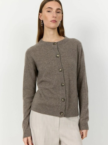 Levete Room Strickjacke 'Eloise' in Braun: Vorderseite
