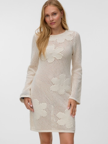 VERO MODA Strikkjole 'VMDahlia' i beige: forside