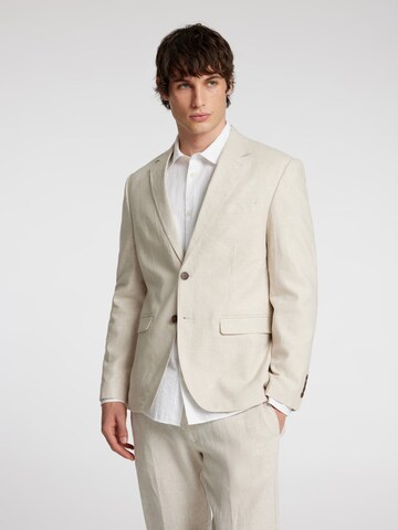 Coupe regular Veste de costume 'SLHMAli' SELECTED HOMME en beige : devant