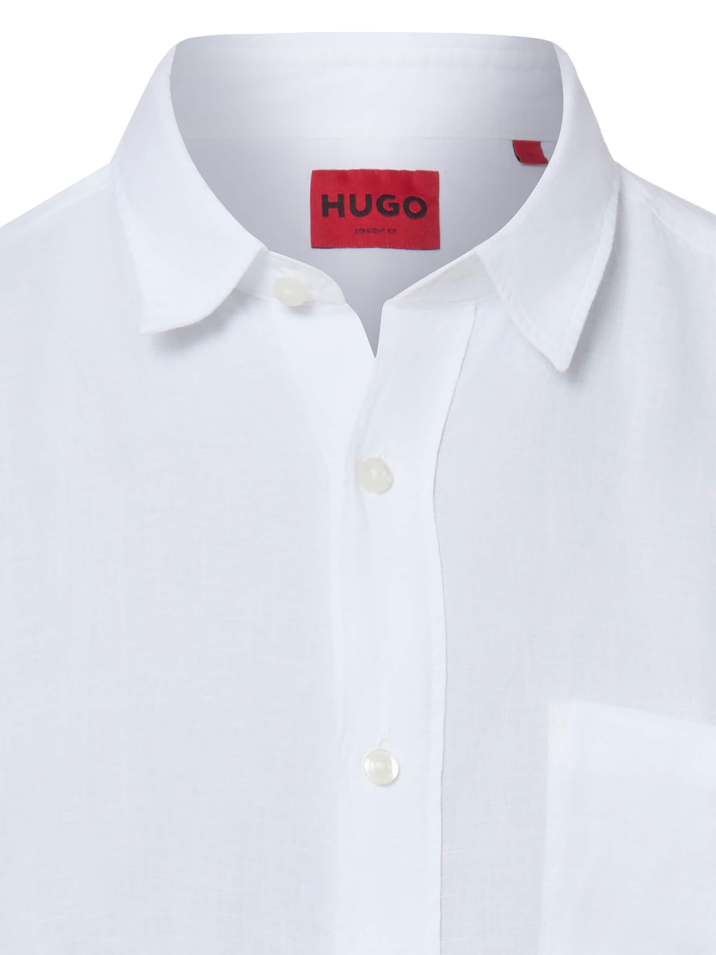 HUGO Regular fit Overhemd 'Ermano' in Wit