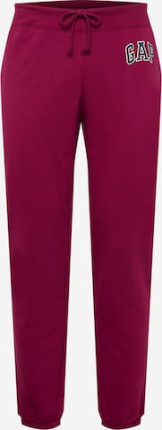 Pantaloni di Gap Tall in rosso: frontale