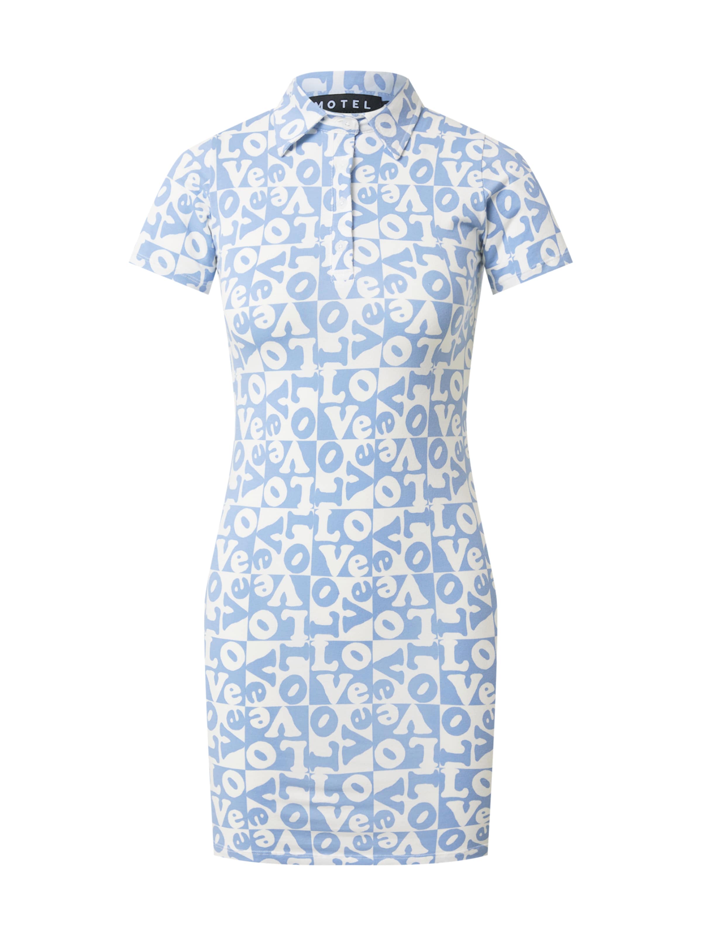 Motel Košeľové šaty 'JEEVES' - Modrá: predná strana