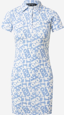 Motel Платье-рубашка 'JEEVES' в Синий: спереди