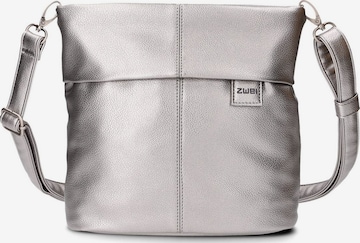 ZWEI Umhängetasche 'Mademoiselle' in Silber: Vorderseite