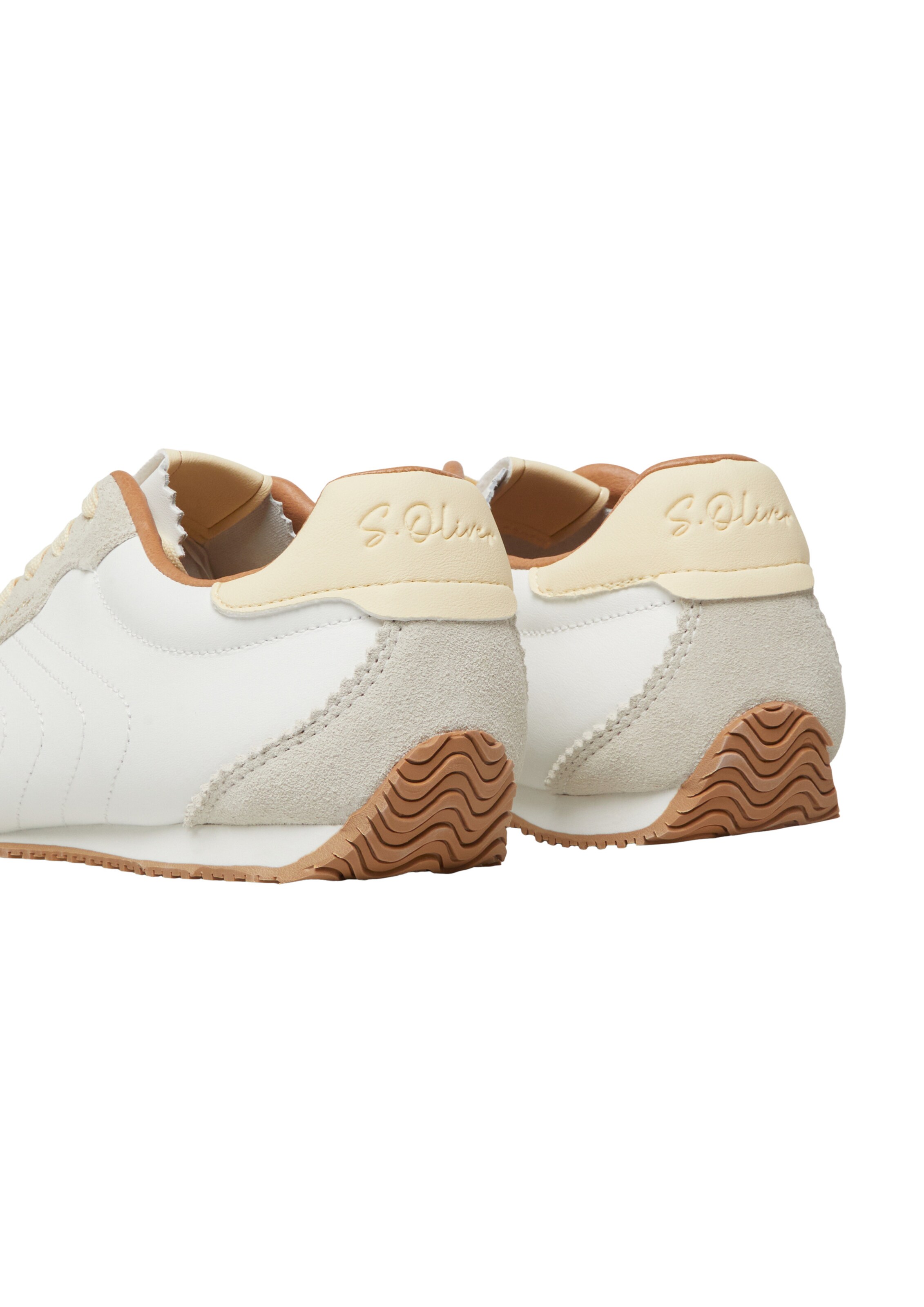 s.Oliver Platform trainers in White