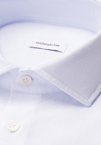 SEIDENSTICKER Slim fit Zakelijk overhemd in Blauw