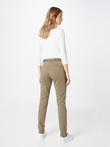 Le Temps Des Cerises Regular Chino Pants 'DYLI' in Green