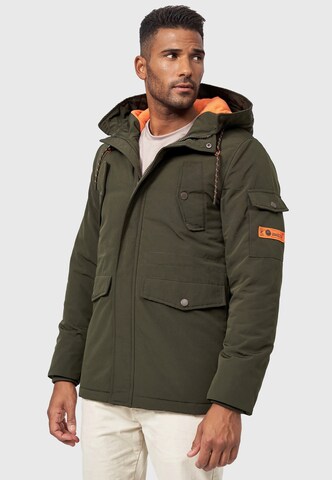 INDICODE JEANS Tussenparka 'Ocala' in Groen