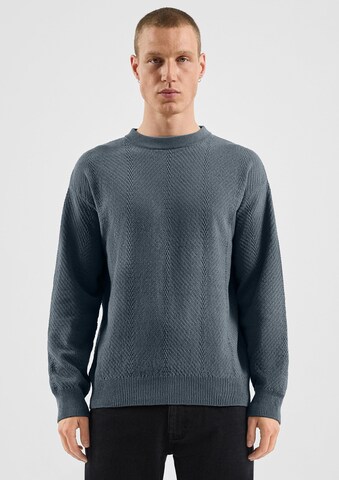 Pull-over QS en bleu : devant