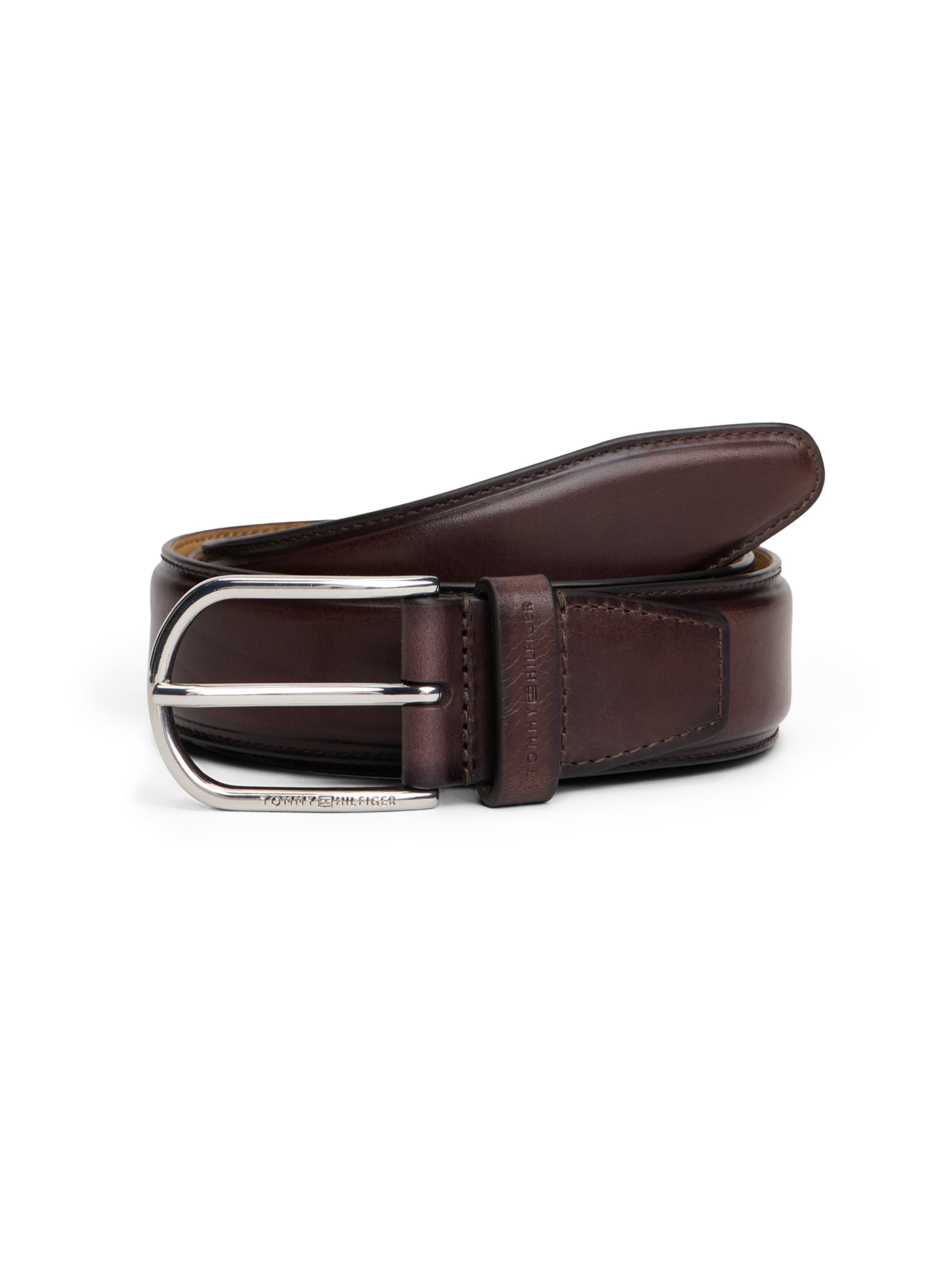 TOMMY HILFIGER Ζώνη 'LUX' σε καφέ: μπροστά