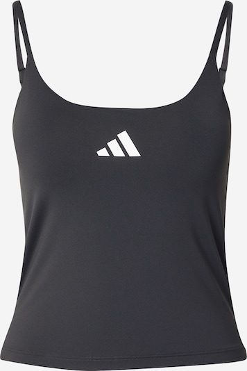 ADIDAS PERFORMANCE Urheilutoppi 'OPTIME' värissä musta / valkoinen, Tuotenäkymä